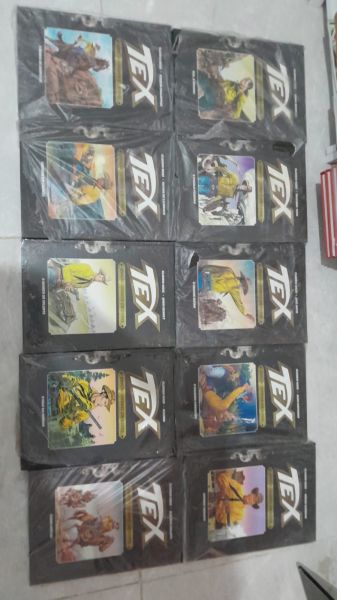 Coleção Tex colorida, capa preta, da Mythos
